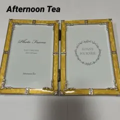 アフタヌーンティー　フォトフレーム　二つ折り　ダブルフォト　未使用品