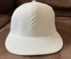 adidas THREE STRIPES ホワイトキャップ　アディダス