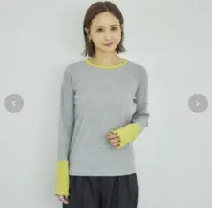 新品　mysa closet プルオーバー　3L グレー　田中里奈　テレコT