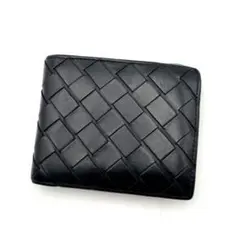 BOTTEGA VENETA ボッテガ マキシイントレチャート マネークリップ黒