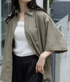 PENNEYS THE FOX ロゴ ワンポイント レースシアールーズ半袖シャツのサムネイル
