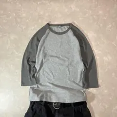 archive UNIQLO raglan thermal tee y2k 短丈