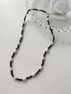 ハンドメイドネックレス　ヴィンテージビーズ　no.12(元値¥3,500)