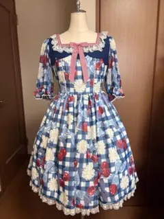 Angelic Pretty チェック柄ワンピース - メルカリ