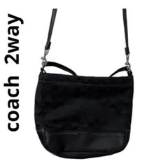 コーチ☆2ウェイ☆美品☆モノグラム☆ショルダーバッグ☆