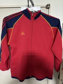adidas ジャケット レッド/ネイビー