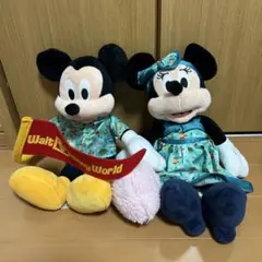 ミッキー ミニー ぬいぐるみ セット ディズニーワールド