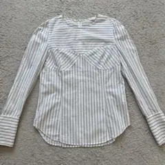 美品　IENA イエナ　長袖ブラウス　ストライプ