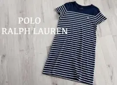 ポロラルフローレン★ロゴ刺繍入り★ボーダーワンピース 170 M