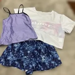 rabyraby 水着　女の子　セパレート　3点セット　150