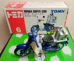 トミカ赤箱 青ロゴ当時もの 6 ホンダスーパーカブ 新品