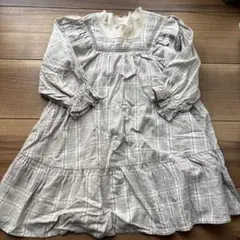 アプレレクール　チェックワンピース　90