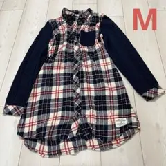 PIPUE DE PIQUE M ワンピース　ニット　チェック