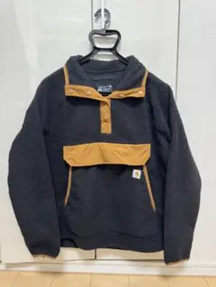 Carhartt フリースジャケット スナップ ボア 黒 L