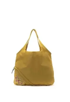 ANNA SUI イエローバタフライ刺繍トートバッグ