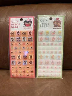 【正規品】カットピースシール 2種　モンチッチ　タイルシール　2枚セット