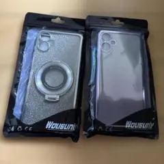 WOLUSINDY グリッター Galaxyケース 2点セット