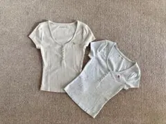 Abercrombie&Fitch 半袖Tシャツ Sサイズ　2枚セット