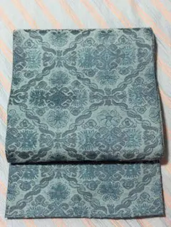 袋帯　全通　花菱　花模様　グラデーション　着物　121b p ms 袋帯 全通 花菱 花模様 グラデーション 着物 121b p ms - メルカリ