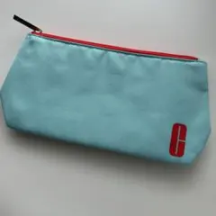 CLINIQUE クリニーク　ポーチ　ブルー　レッド