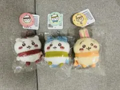 「正規品」ちいかわ ぬくぬくの装い マスコット うさぎ ハチワレ 3点セット