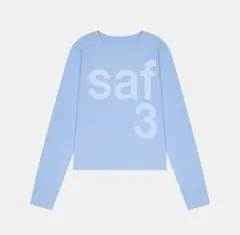 SAFARISPOT ロンT ライトブルー 水色 ショート丈