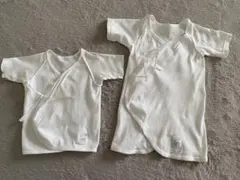 長肌着・短肌着4セット計8点　PRISTINE 西松屋 赤ちゃんの城