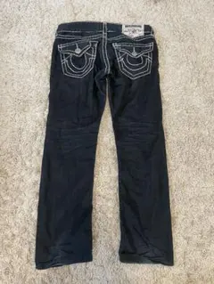 TRUE RELIGION デニムパンツ 30インチ ブラック - メルカリ