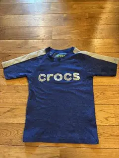 crocs ロゴ入り Tシャツ ブルー　ドライT 130のサムネイル