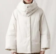 CLOCHE フード付き コクーンシルエットダウンジャケット 年末SALE中 