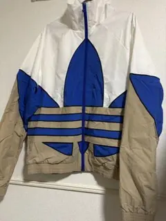 美品】adidas ナイロン セットアップ 紺×白 M/Lサイズ - メルカリ