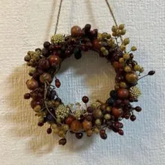 ナチュラルリース.ナチュラルミニリース.ヘクソカズラ.サンキライ.シャリンバイ