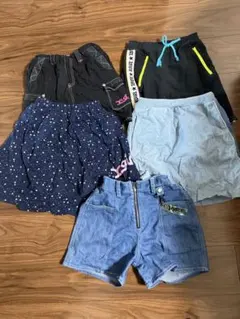 x-girl stages スカート＆ショートパンツセット　140