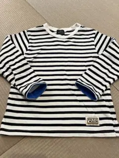 petit mainストライプ長袖カットソー 110サイズ