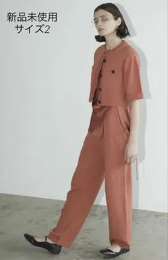 CLANE HALF SLEEVE KNIT TOPS & PANTS SET