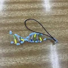 ビーズ DNA構造 ストラップ