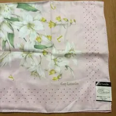 Guy Laroche 花柄ハンカチ ピンクのサムネイル