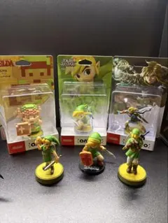 amiibo ゼルダの伝説 リンク フィギュア 6体セットのサムネイル