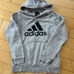 150㎝　アディダス　スウェット　パーカー　グレー