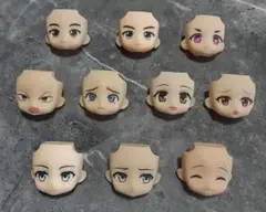 ねんどろいど　顔　10種　未使用品　顔パーツ　顔　パーツ