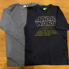 ユニクロ半袖・長袖Tシャツ2枚セット
