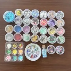 ラメ キラキラ ネイルパーツセット 32個セット