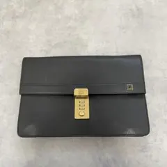 dunhill オックスフォード ダイヤルロック式セカンドバッグ BV92