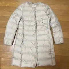 未使用品　ユニクロ　ウルトラライトダウン　ベージュS　インナーダウン