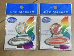 新品未開封　パラディーゾ　ディズニーコラボ　ゴルフマーカー　赤　白　2点セット