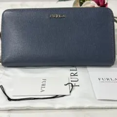新品同様‼️ フルラ　FURLA バビロン　財布　長財布　ラウンドファスナー
