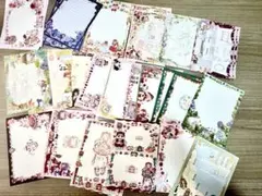 ミニレター/メモ　50種　1柄2枚ずつ100枚セット
