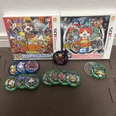 妖怪ウォッチ 妖怪ウォッチ2 真打 3DSソフト 2本セット 動作未確認