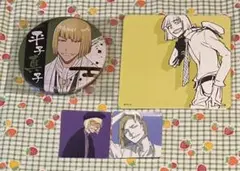 BLEACH 平子真子　原画展　コースター　缶バッジ　フレークシール