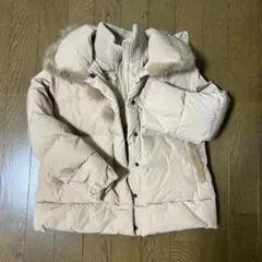 【超美品】MONNALISA キッズ ダウンコート ベージュ